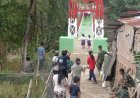 Jembatan Gantung Garuda di Tadisi Rampung, Kodim 1428 Mamasa: Permudah Akses Warga dan Pelajar